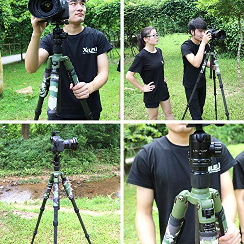 XILETU T284C+FB1 Carbon Fiber Tripod & Ball Head and Removable Monopod