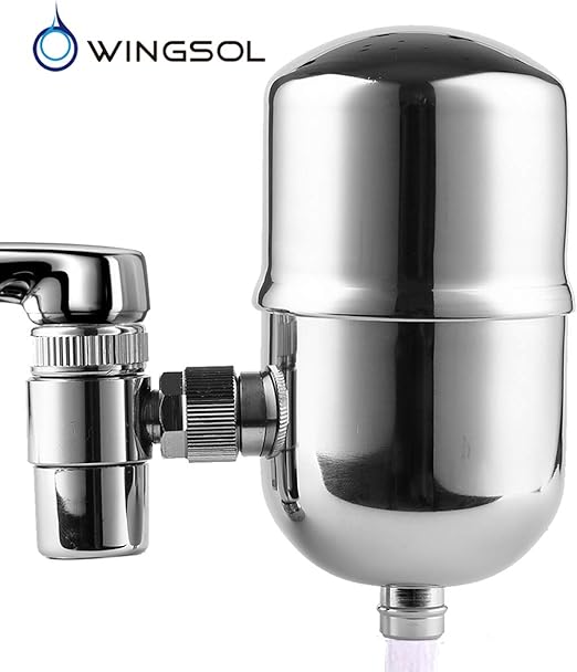 Amazon Com Wingsol Water Faucet Filter Stainless Steel Reduce
