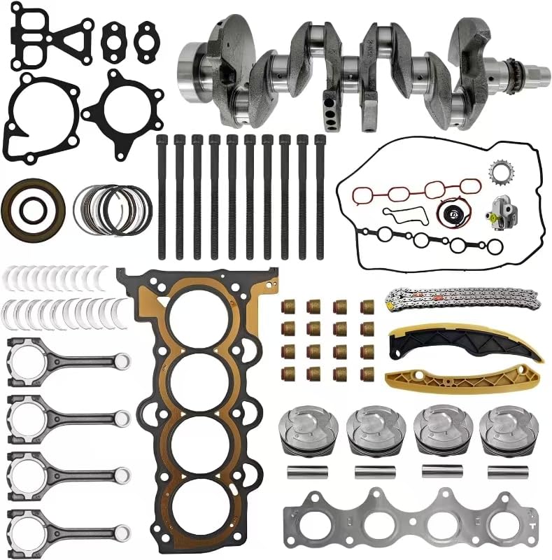 Photo 1 of G4FD 1.6L Engine Rebuild Overhaul Kit w/Crankshaft & Connecting Rods & Timing Chain Kit Fit For Hyundai Tucson Accent Veloster Elantra Kia Sportage Carens Forte Rio Soul 2012-2017 23510-2B000