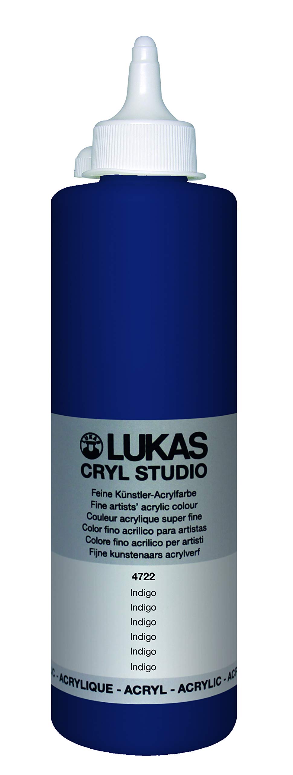 LUKAS Cryl Studio 500ml Premium Quality Acrylic Paint Indigo
