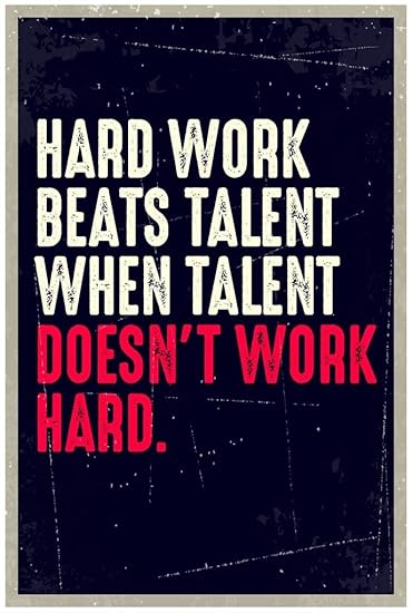 Sjc Hard Work Beats Talent When Talent Doesn T Work Hard Wall