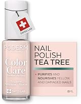 PODERM Nail Polish Tea Tree Pink 8ML Swiss Podiatrist Formula
