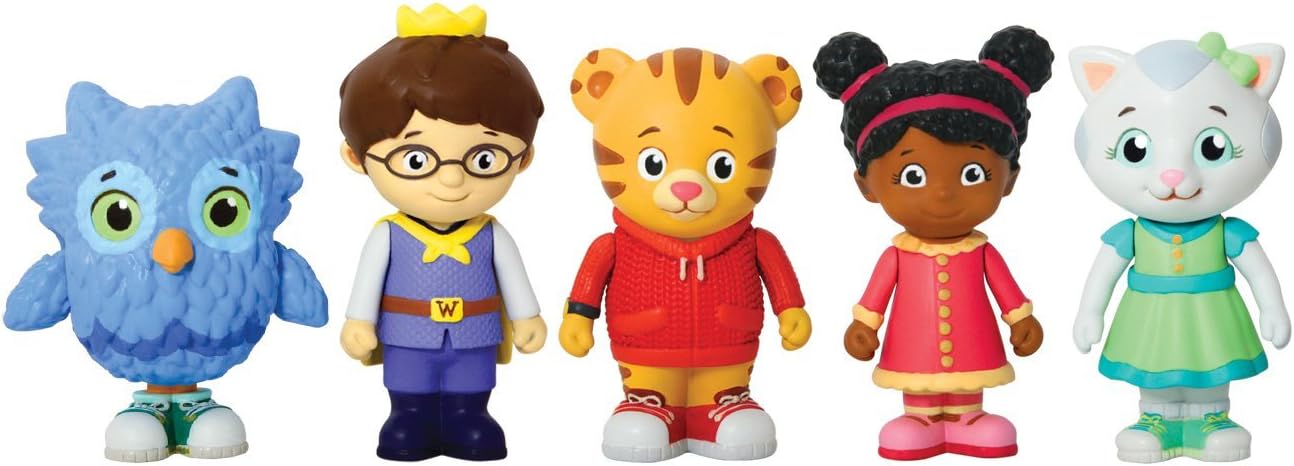 World OF Toys Daniel Tiger's Neighborhood Friends Figures Set Free Stickers Included