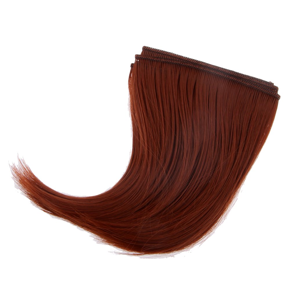 Parrucca Per Bambola BJD 3 Pezzi | Capelli In Fibra Ad Alta Temperatura - Colore Verde - Foto 3