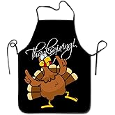 Shuwekk Holiday Celebration Aprons for Halloween Thanksgiving Christmas, Kitchen Cooking Grilling Apron Bib Apron