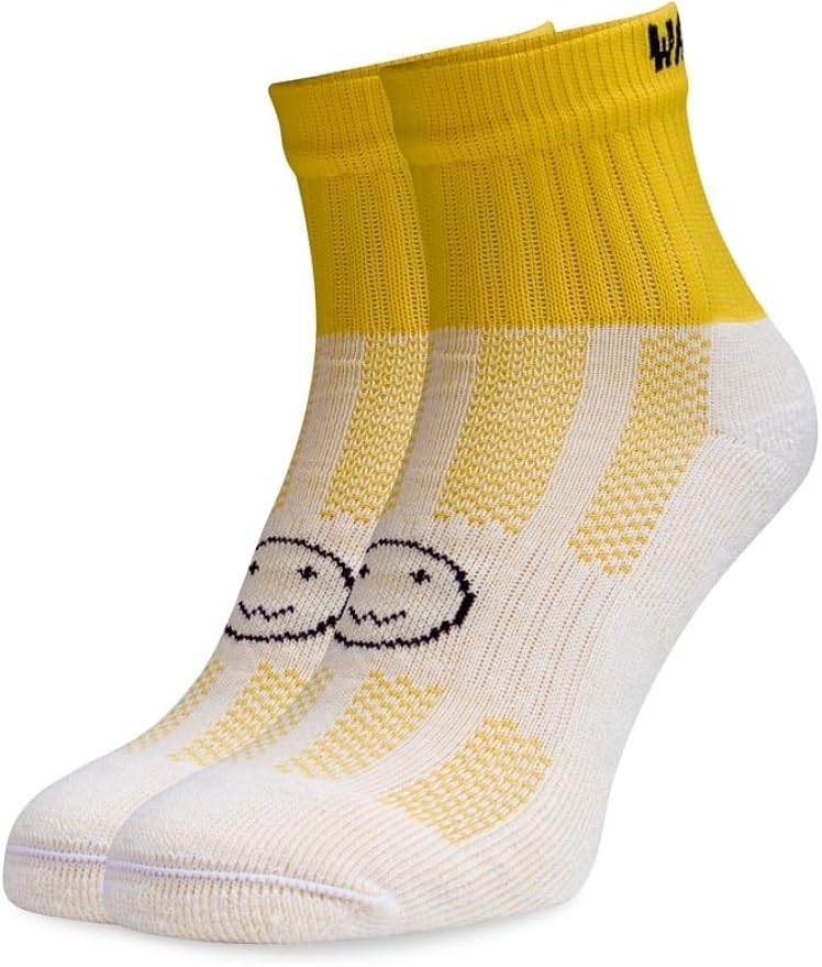 mens yellow ankle socks