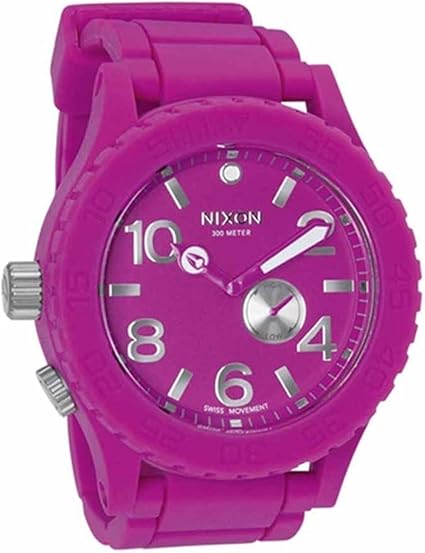 Nixon A236644 A236644-00 - Reloj para Hombres, Correa de Poliuretano Color Morado