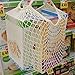 2 Pack Washable Cotton Mesh String Organic Organizer Shopping Handbag, Long Handle Net Tote