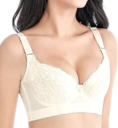 Mscoreray Sujetador Básico Bra Push Up Bordado Sexy con Aros Bustier Relleno Fino para Mujer: Amazon.es: Ropa y accesorios