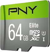 PNY Elite 64 GB microSDXC UHS-I U1 Class 10 with SD Adapter – 100 MB/s view 2
