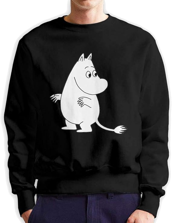 Amazon Co Jp Moomin ムーミン スウェット インナーシャツ Uネック パーカー カットソー アウトドア ファッション デザイン 春秋冬 メンズ トップス 服 ファッション小物