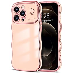 Hython for iPhone 12 Pro Max Case Cute Curly Wave