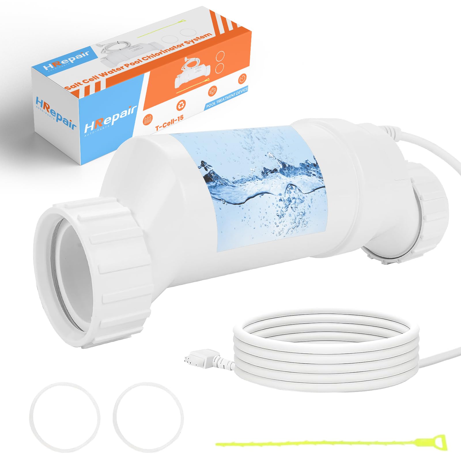 Photo 1 of HRepair T15 Salt Cell for Pool Replacement Hayward Salt Cell T-15 Water Pool Chlorinator Generator,fits AquaRite Inground Pools Chlorine System,W3T-CELL-15 Turbo Cell Salt - 40000 Gallons