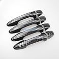 Ajaymie-Rav Carbon Fiber Color Door Handle Cover Overlay Car Styling for Toyota RAV4 2014-2018 Hilux Revo 2015+ Innova Fortuner 2016 Car Accessories