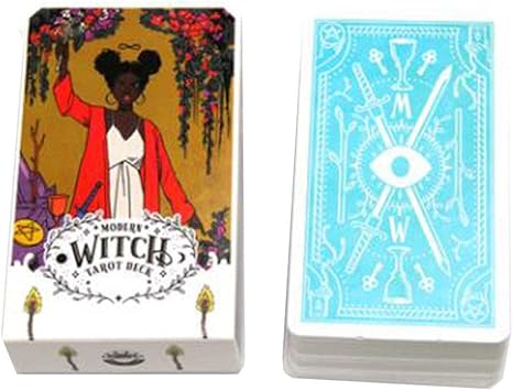 Amazon Co Jp 魔法のようにモダンな魔女のタロットカードボードゲームアドベンチャーカードゲームハロウィーンの魔女のタロットカード人気78 ホーム キッチン