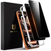 UNBREAKcable Privacy Screen Protector for iPhone 17 Pro Max, Full Coverage | 2-Pack Private Screen 6.9", True 28&deg; Anti-Spy Tempered Glass, Easy to Install, 9H Hardness, Bubble-Free, 99% Cases Friendly