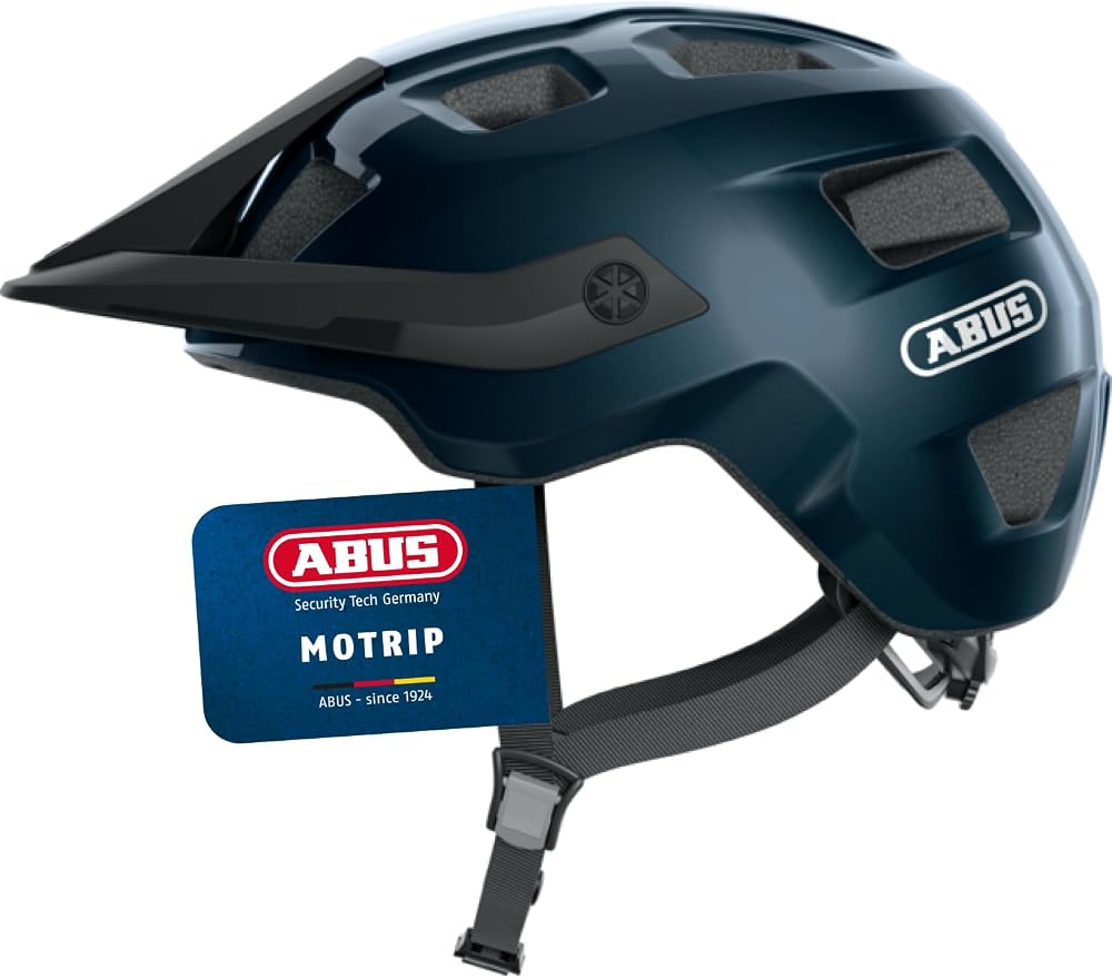 ABUS MTB Helmet MoTrip Unisex Mountain Bike, Adjustable Peak, Fit