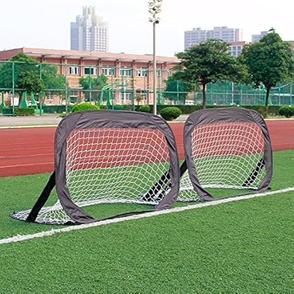 Amazon Com Inlifiny Pop Up Soccer Goal Set Of 2 Size 4ft