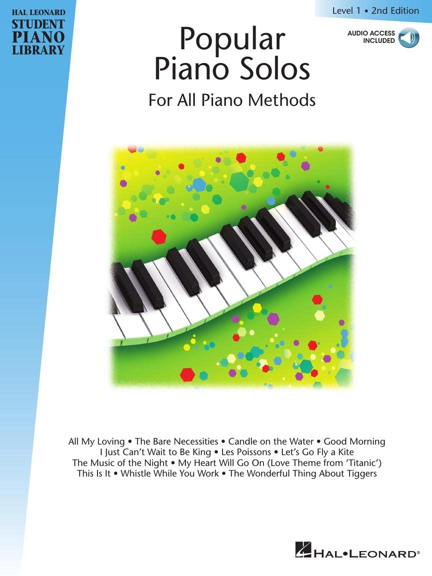 Hal Leonard Student Piano Library: Popular Piano Solos 2nd Edition Level 1