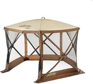 CLAM Quick Set Venture Pavillon – Tragbarer Camping-Baldachin 2,9x2,7 M Mit Windpanelen
