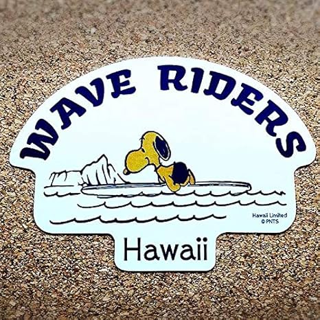 Amazon Co Jp おハワイ限定日焼けスヌーピーステッカー ホビー 通販