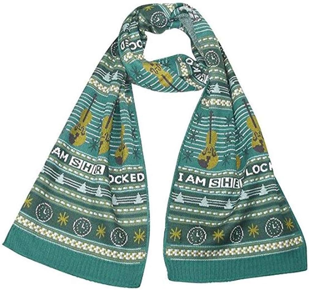 Sherlock 'I AM SHERLOCKED' Official BBC Licensed Winter Clothing - Scarf