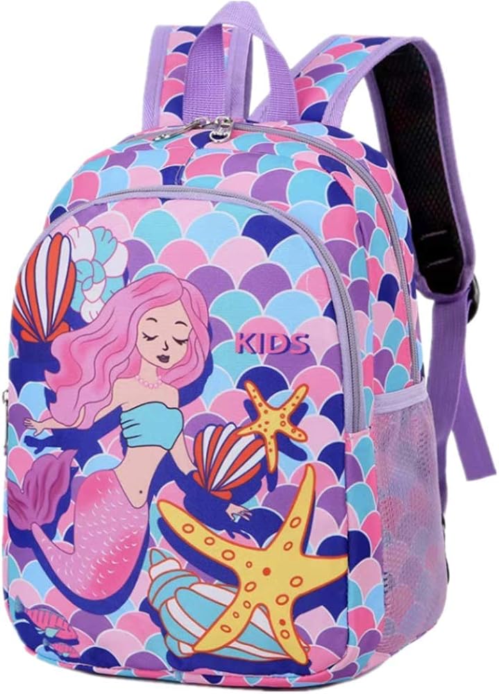 CHERUBIC Toddler backpack, Kids Children Backpack Cartoon Travel Lightweight Bag Daypack, Mermaid