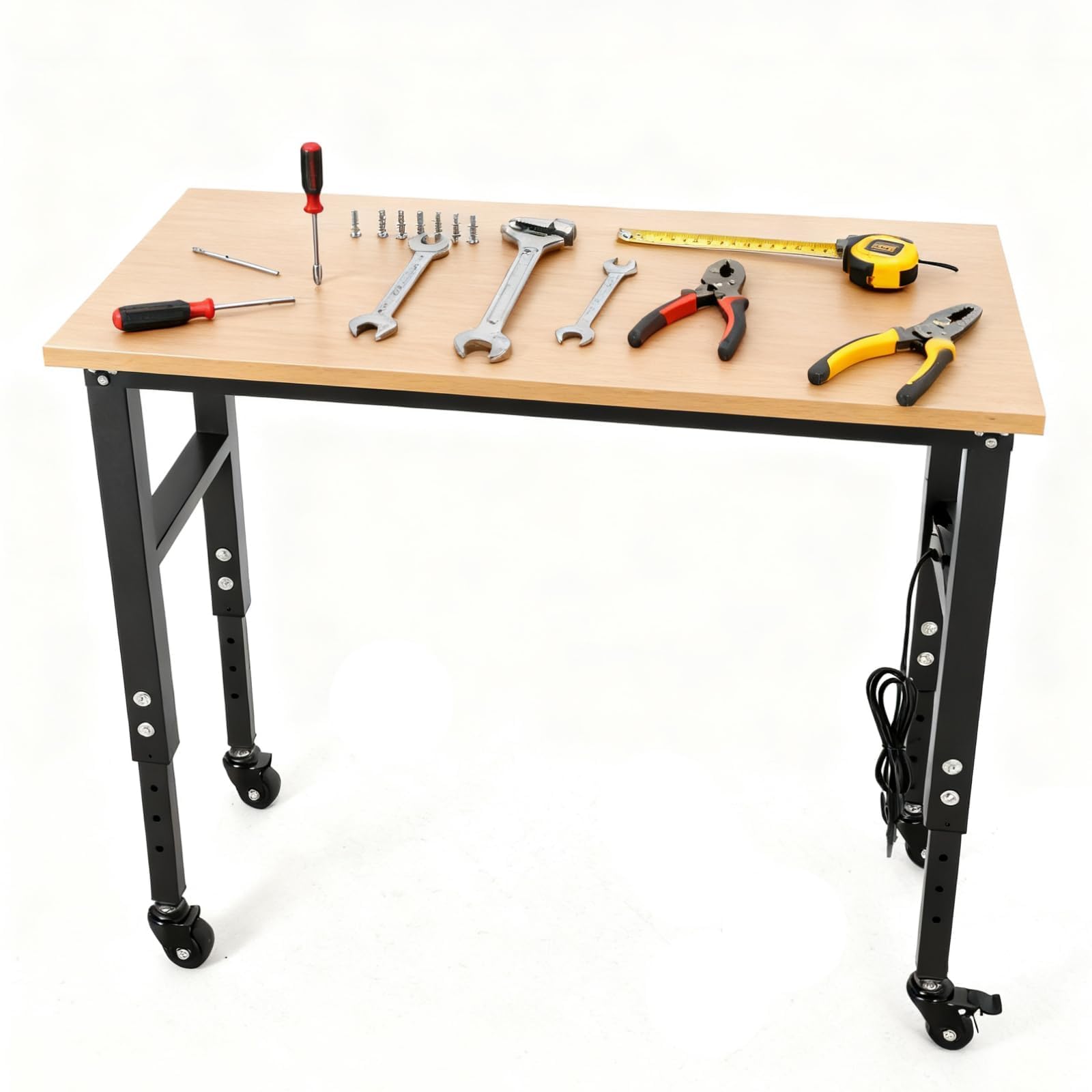 Photo 1 of **INCOMPLETE** ExploreHorizon 48" Adjustable Workbench with Power Outlet, Heavy-Duty 48 x 24 Inch Table, 2500 lbs Load Capacity for Garage, Workshop, and Home Use