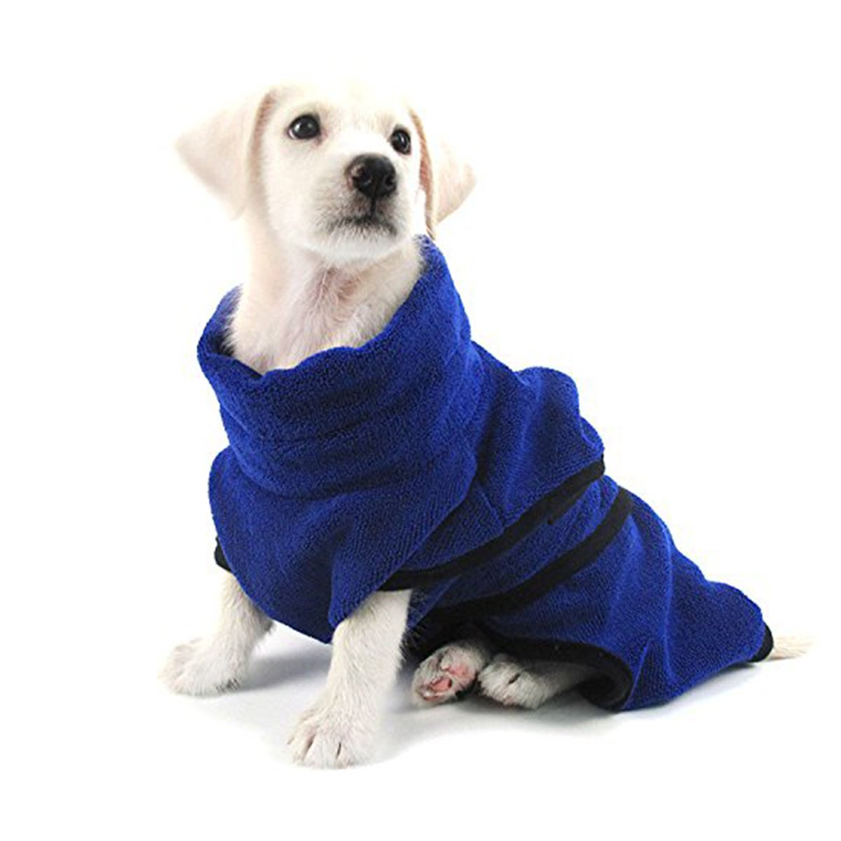 PETCUTE Dog Bathrobe dog dressing gown Fast Drying Dog bath Robe Absorbent Puppy Towel microfibre dog robe