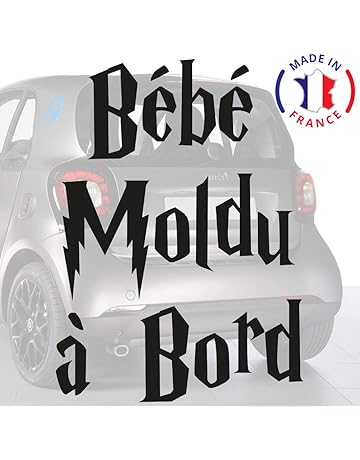Blanc Ma Petite Vitrine Sticker Bebe A Bord Pour Voiture Bebe Motard Cadeaux Et Produits Derives Autocollants Bebe A Bord