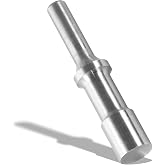 Krenlory A1621 Rivet Set F/ 1/4 in - Pneumatic Air Hammer Rivet Bit .401 Shank Solid Rivet Tool Kit Fit Brazier Head, Solid, Universal, Aluminum &amp; Dome Rivets, Brazier Head Rivets Tool