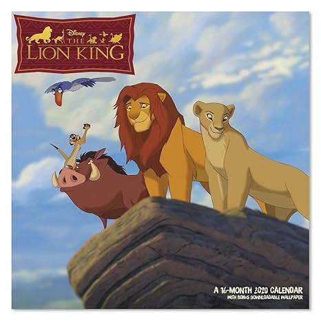 2020 Disney The Lion King Wall Calendar Ddw2882820 Amazon In