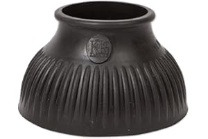 KL Select Italian Rubber Bell Boots, Black, Medium