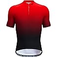Lo.gas Cycling Jersey Men Short/Long Sleeve Bike Biking Shirts Full Zip with Pockets Road Bicycle Clothes