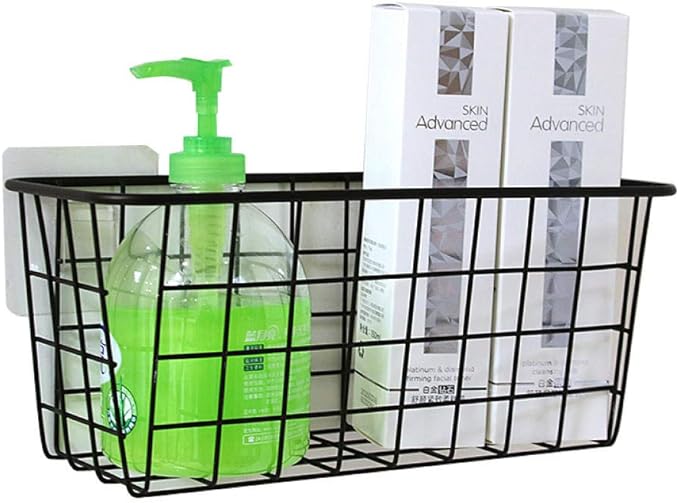 Canasta de almacenamiento de hierro forjado _ canasta de almacenamiento