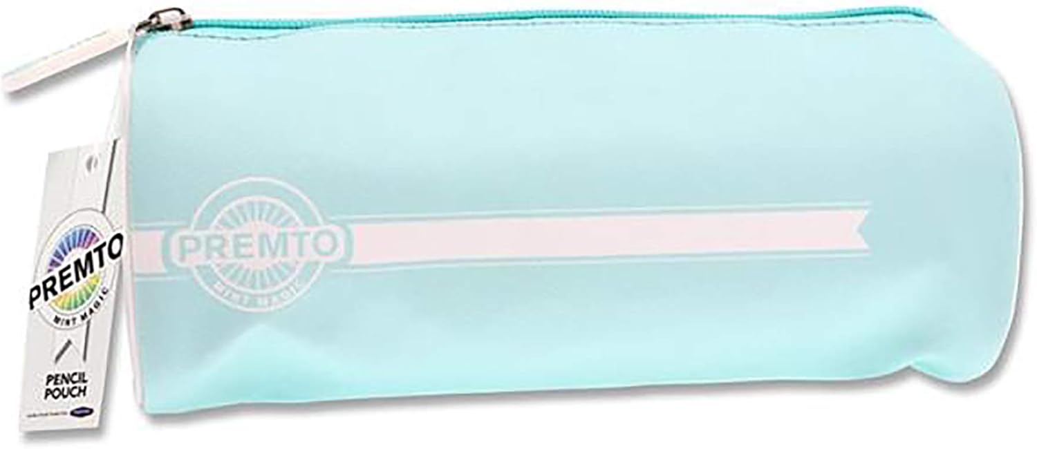 Premier Stationery Premto Pastel Rectangular Pencil Pouch - Mint Magic