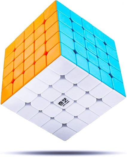 Johnnie Boy Cube 5X5 QIYI QIZHENG S high Speed Original Cube Best Stickerless Rubiks Rubix Rubic Cube Magic Speed Puzzle Cube Professors Cube Stress Reliever Premium Quality Combination Puzzle Toy