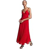 Michael Kors womens Maxi Pleated Slip Dress