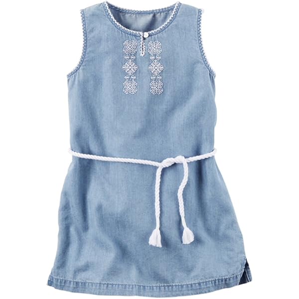 sachin and babi light blue dress kate spade new york Daisy Embroidered Chambray Dress main image 1