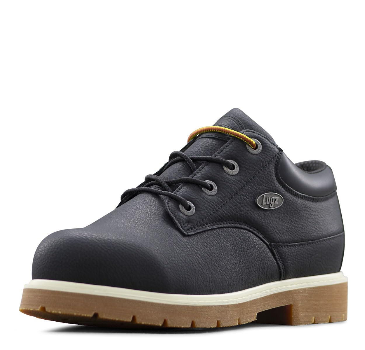 Lugz Men's Drifter Lo LX Oxford Work Boot, Black/Cream/Gum, 8.5 M Image