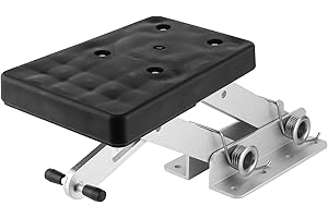 Aluminum Outboard Motor Support Mount Adjustable For 2‑Stroke Auxiliary Kicker Motors