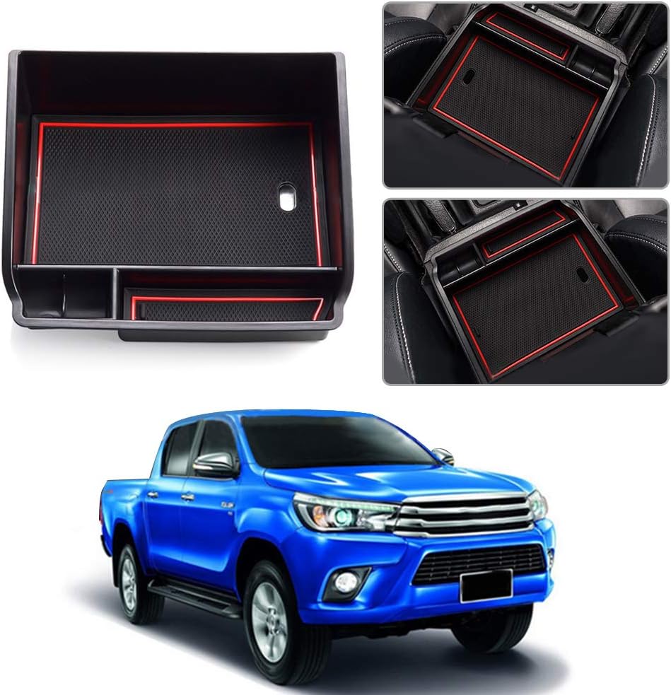 Armrest Storage Box For TOYOTA Hilux/Fortuner 20152018 Center Console