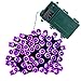 Qedertek Battery Operated Lights, Fairy String Lights 50 LED 13.1ft Decorative Lighting with 8 Modes Auto Timer for Valentines Day, Party, Garden, Patio, Xmas, Lawn (Purple)