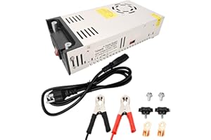 Yaheeda New Version Converter, 110V AC to 12V DC Converter Power Supply 12V 600W 50A DC Switch Transformer for RV,Pump,LED Strip, LCD Monitor