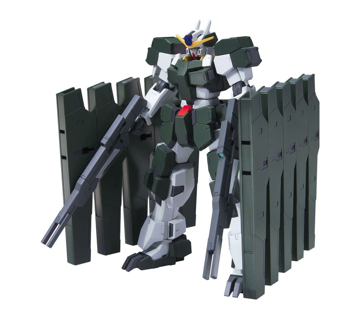 Bandai Hobby #67 Gundam Zabanya HG 00 Action Figure, Black and Silver (BAN164562)