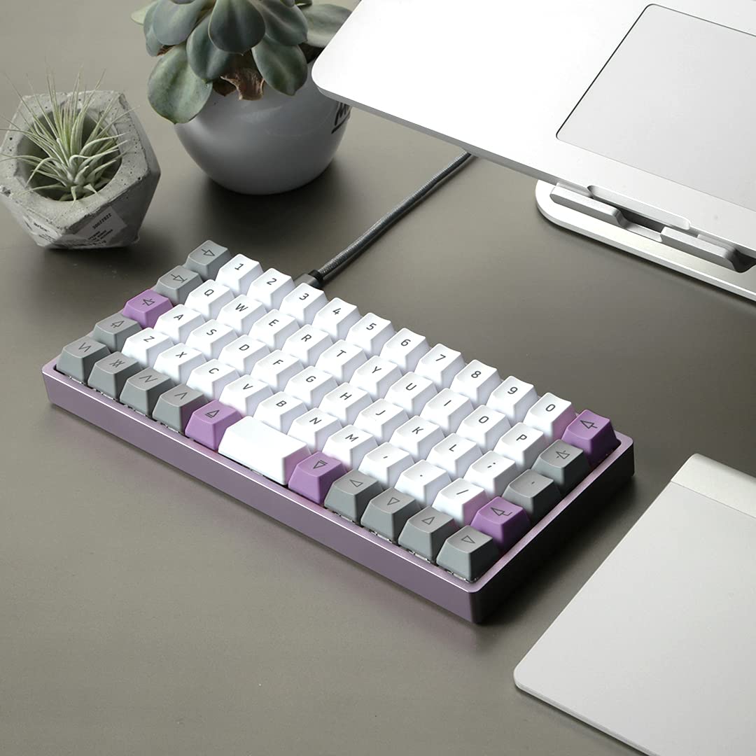 DROP + OLKB Preonic Keyboard MX Kit V3 — Compact Ortholinear Form Factor, Programmable QMK PCBA, Kaihua Hotswap Sockets, USB-C, Anodized Aluminum Case, (Black)