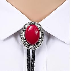 Bolo Tie with Natural Stone for Men Vintage