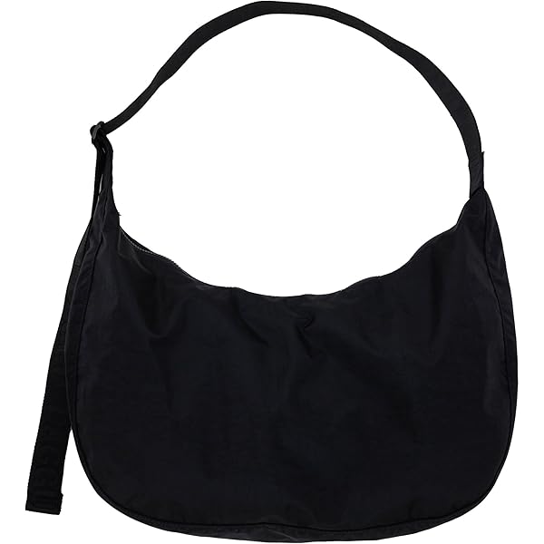 Amazon.com: BAGGU Large Nylon Crescent Bag - Black 37.5