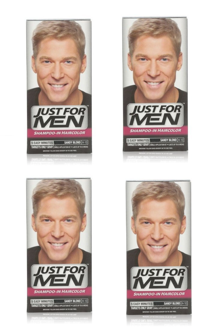 Just For Men Hair Color H 10 Sandy Blond 1 Ea Pack Of 4