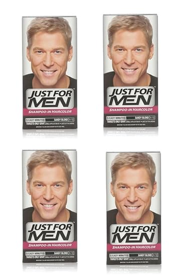 Amazon Com Just For Men Hair Color H 10 Sandy Blond 1 Ea Pack